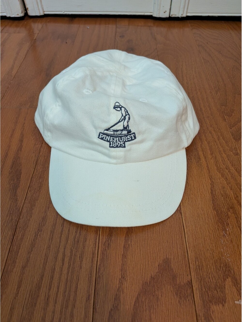 NWT Pinehurst White Infant/Toddler Cap by Ahead Fits 6 Months to 2 Years Stretch